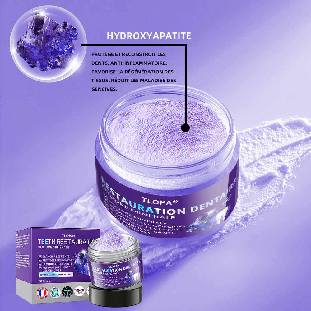 TLOPA  30% de réduction supplémentaire 𝐓𝐞𝐞𝐭𝐡 𝐑𝐞𝐬𝐭𝐨𝐫𝐚𝐭𝐢𝐨𝐧 𝐏𝐨𝐮𝐝𝐫𝐞 𝐌𝐢𝐧é𝐫𝐚𝐥𝐞👨‍⚕️(𝐑𝐞𝐜𝐨𝐦𝐦𝐚𝐧𝐝é 𝐩𝐚𝐫 𝐀𝐬𝐬𝐨𝐜𝐢𝐚𝐭𝐢𝐨𝐧 𝐃𝐞𝐧𝐭𝐚𝐢𝐫𝐞 𝐅𝐫𝐚𝐧ç𝐚𝐢𝐬𝐞)👨‍⚕️